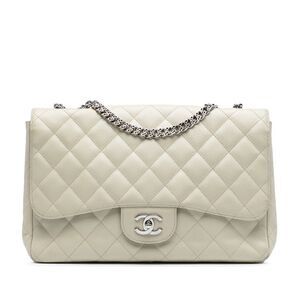 Chanel Jumbo Classic Caviar Bijoux Chain Single Flap